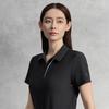 Fila Модная простая приталенная повседневная спортивная рубашка-поло с коротким рукавом из трикотажа для гольфа Женские топы A11W535114FBK