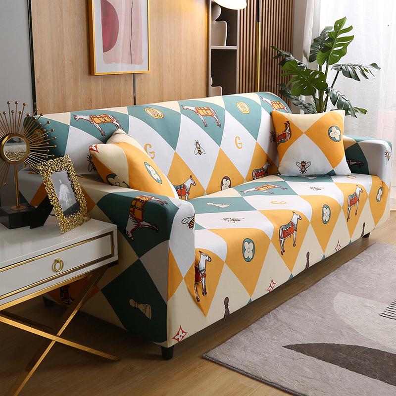 Эластичный чехол на диван Все включено Универсальный чехол Простой стиль Чехол на диван