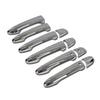 RUIQ Chrome Outer Door Handle Covers for Mazda Demio DJ Series and Mazda 2 Demio (Full Coverage)
