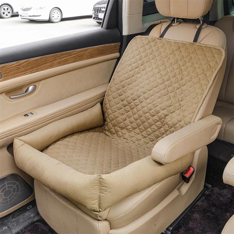 Подушка для автомобильного сиденья для собак, кошек, домашних животных, сумка для путешествий на открытом воздухе, безопасное сиденье, кровать для домашних животных, коврик-гнездо в машине, удобные универсальные автомобильные аксессуары