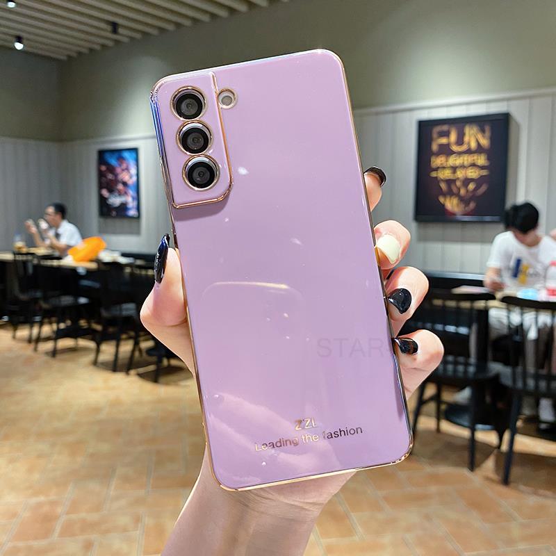 Чехол-подставка с кольцом S 23 для Samsung Galaxy S23 Plus S22 Ultra S21 S20 Fe с роскошным покрытием и силиконовым покрытием на S23plus S23ultra