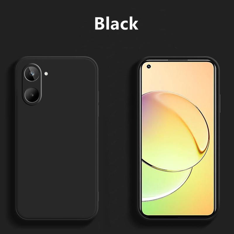 Для Realme 10 Pro Чехол Realme 9 10 Pro Plus Противоударный бампер Мягкий жидкий силиконовый чехол для всей задней панели телефона Realme 10 Pro