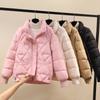 Women Jacket Winter Parkas Down Cotton Jackets Stand Collar Casual Warm Parka Short Coat New Female Overcoat Outwear