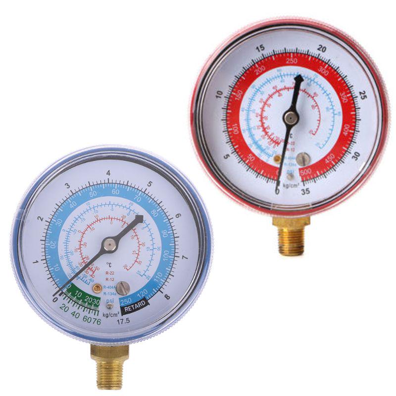 Good Air Conditioning Manifold Gauge High/Low Pressure R404 R134A R22 Refrigerant Manometer Replacement Accessories Tool