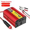 Универсальный преобразователь розетки автомобильные аксессуары, с портом USB-зарядки, автомобильный инвертор питания DC 12V в AC 220V, штекер/зажим-адаптер для прикуривателя, 200 Вт