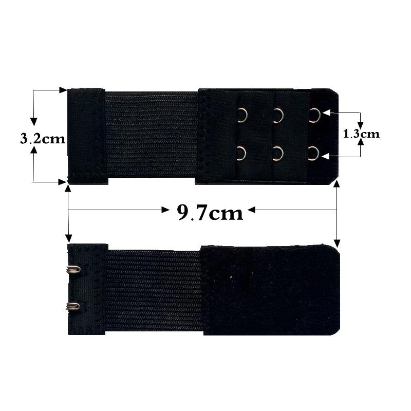 1/10pcs Bra Extender for Women's Elastic Bra Extension Strap Hook Clip Expander Adjustable Belt Buckle Intimates Accessories