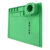 Silicone Work Mat High Temperature Resistance Heat Insulation Electronics Repair Mat 40x30cm Green
