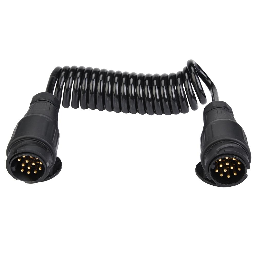 13-контактный адаптер для разъема пружинного кабеля прицепа для прицепа-фургона