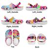 Colorful Printed EVA Garden Clogs Unisex Breathable Slip On Shoes for Beach Pool Home Bathroom Summer Walking Home Garden Use