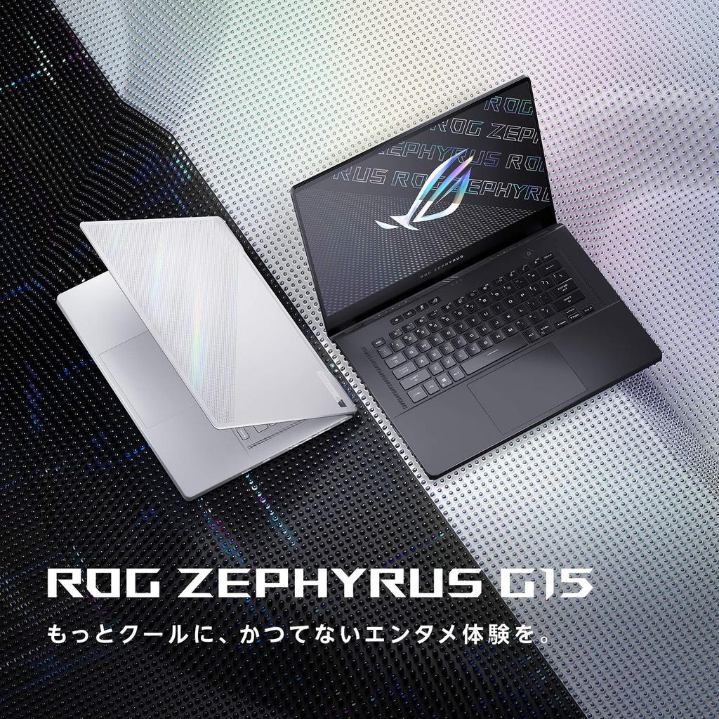 Asus Игровой ноутбук ROG Zephyrus G15 GA503RM дюйм GeForce RTX 3060 Ryzen 7 6800HS 16 ГБ памяти 512 ГБ SSD Частота обновления 240 Гц RGB-подсветка клавиатуры