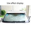 Retractable Car Parasol Thermal Insulation Car Sun Shade Car Umbrella  Sunlight Exposure