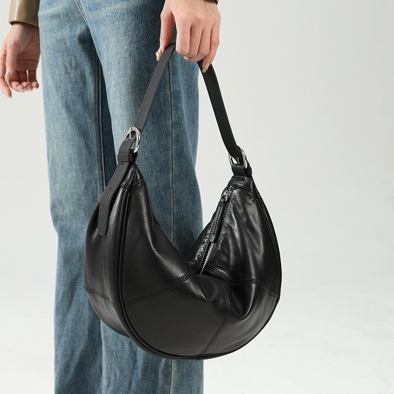 Кожаные женские сумки, сумки-облака, женские сумки, нишевый дизайн, сумки под мышкой, вместительные сумки-мессенджеры, женские универсальные сумки