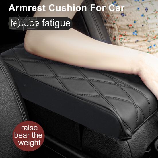 Car Armrest Box Pad Wear Resistant Scratch Proof Universal Soft Fabric Central Control Armrest Box Cover Car Accessories