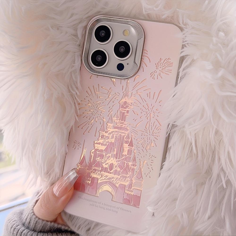 Женский чехол для телефона Aesthetic Dream Castle Fireworks для iPhone 15 14 13 12 11 Pro XS Max, чехол для iPhone 14Plus 14promax 15Plus Laser Matte Hard Back Cover