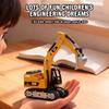 Non-Toxic Desktop Mini Rc Excavator 1/64 Rc Car Remote Control Truck Engineering Vehicle Toy Trucks Children Toys Children Kid Christmas Gifts