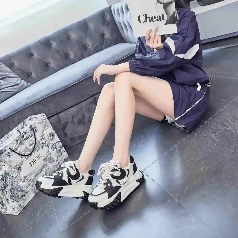 Light Woman Footwear Spring Autumn Deals Designer Luxury Casual Dad Shoes for Women Fashion 2024 Walking Comfortable and Elegant
