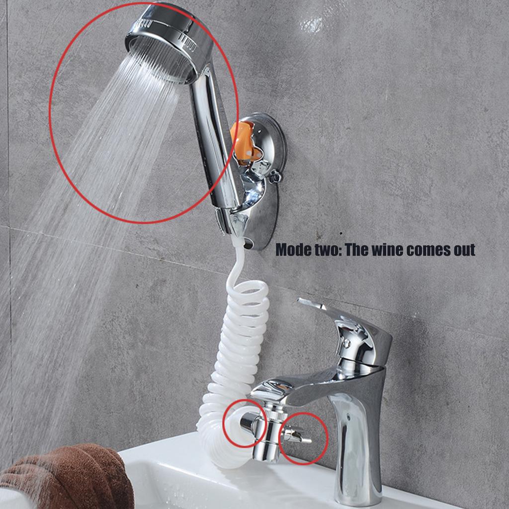 Переключатель потока для смесителя Аэратор Стальной разветвитель для раковины Клапан экономии воды для душевого шланга Садового шланга Портативной стиральной машины