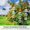 3x Bird Deterrents for Outside Reflective 3D Stainless Steel Wind Spinners