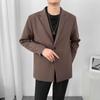 2024 Men's British Style Casual Blazer: Handsome, Lightly Mature, Spring/Autumn College Jacket