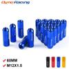 Dynoracing 60MM M12*1.5 Wheel Nuts New 20PCS Racing Lug Wheel Nuts Screw Aluminum Lug Nut M12X1.5