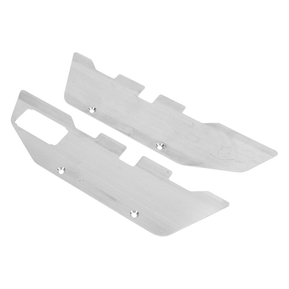 Stainless Steel Skid Plate Guard Chassis Armor for Traxxas 2WD 1/10 RC Car Upgrade Parts