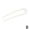 Fshion Creative U-Shaped Hair Fork New Hair Accessory Resin Gifts Creative Women Girls Hair Party Design Hairpins Sticks H3D0
