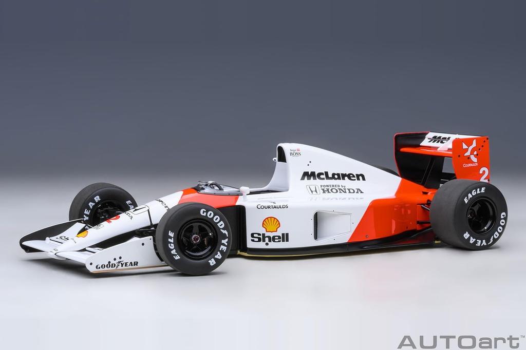 AUTOart Масштаб McLaren Honda Гран-при Японии 1991 Герхард Бергер логотип 1/18 MP4/6 #2 (Макларен включен)
