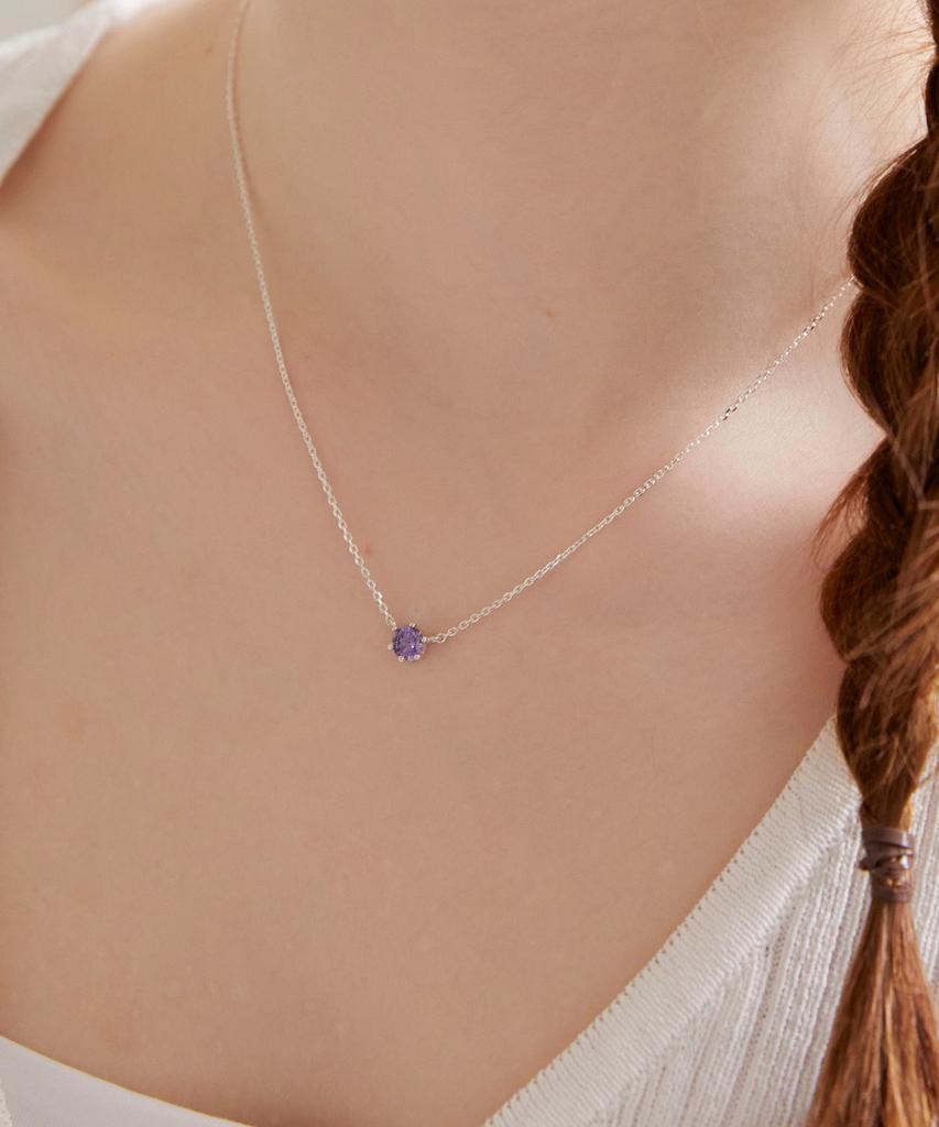 Серебряное колье Dmoment Gemma 925 (3 цвета)