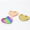 Heart-shaped Jewelry Storage Tray Golden Jewelry Display Tray  Jewelry Storage