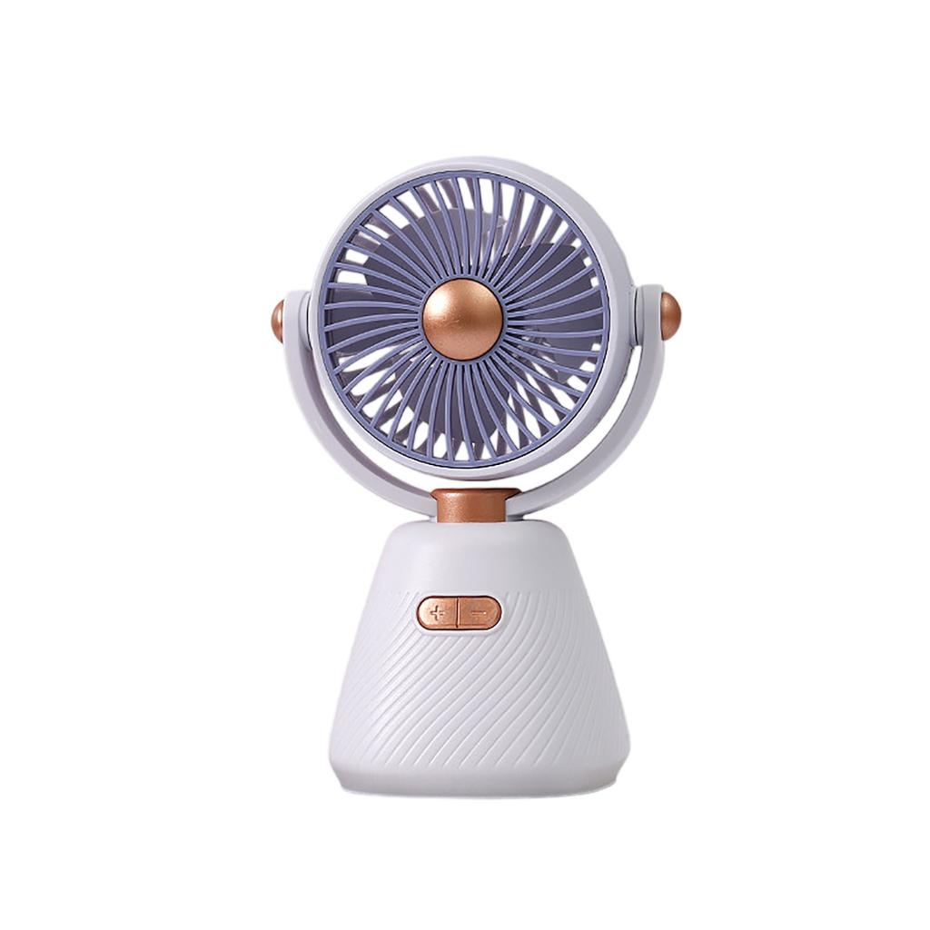 Desktop Fan For Bedroom And Study – USB Rechargeable Portable Quiet Table Fan For Students