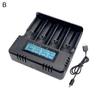 4 Slot 18650 Smart Charger with LCD Display Fast Stable And User-Friendly Ample Capacity Battery Charger 26500 AA/AAA Batteries