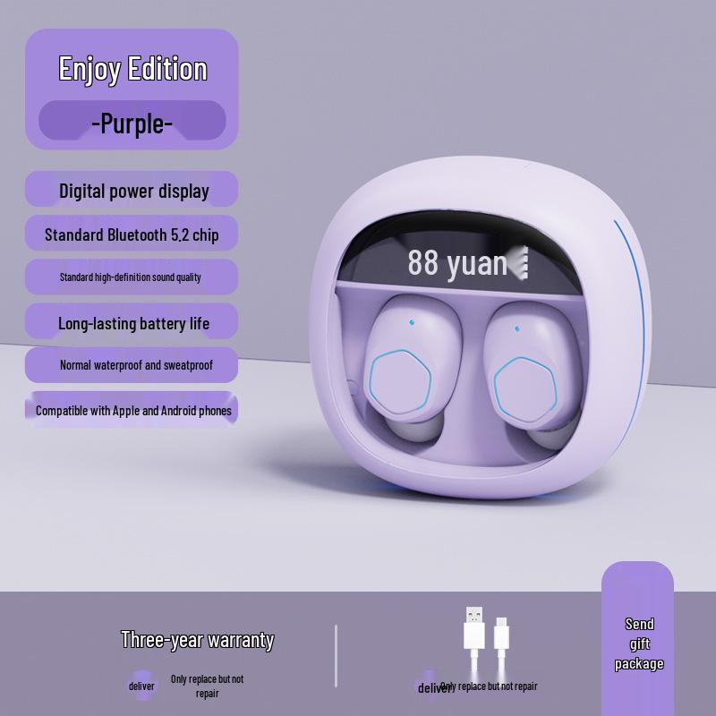 Новые беспроводные Bluetooth-наушники M41 True Wireless - Прозрачный дизайн In-Ear, Умный дисплей, Шумоподавление, Долгое время работы от аккумулятора