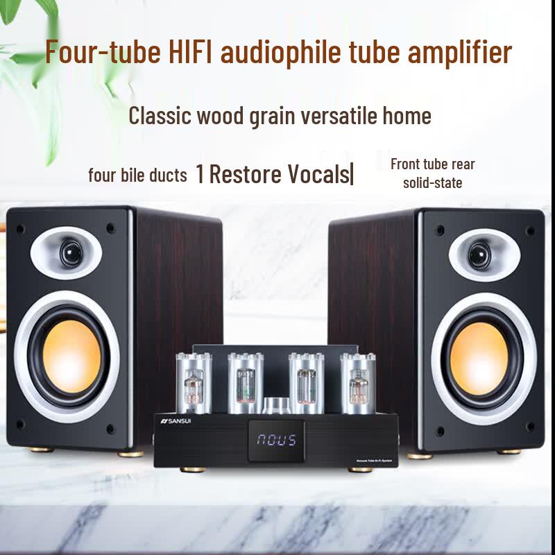 SANSUI S900 HIFI Усилитель на вакуумных лампах и Система домашнего кинотеатра с Bluetooth (Китайская версия)