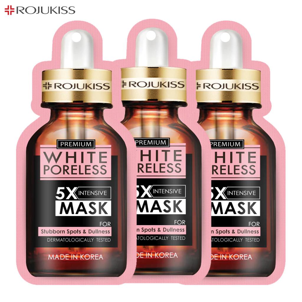 Rojukiss Акне/Укрепляющая/Красная сыворотка/Глута/HYA/Омега/Идеальная/Восстанавливающая/Белая/Цинковая интенсивная маска без пор 5X 25 мл - Thai Skincare