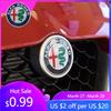 Для Alfa Romeo 2X 74 мм 166 156 147 159 Для Alfa Romeo 7 цветов Giulietta GT Автомобиль Передняя решетка Значок Чехлы/Ручка центральной консоли Inte