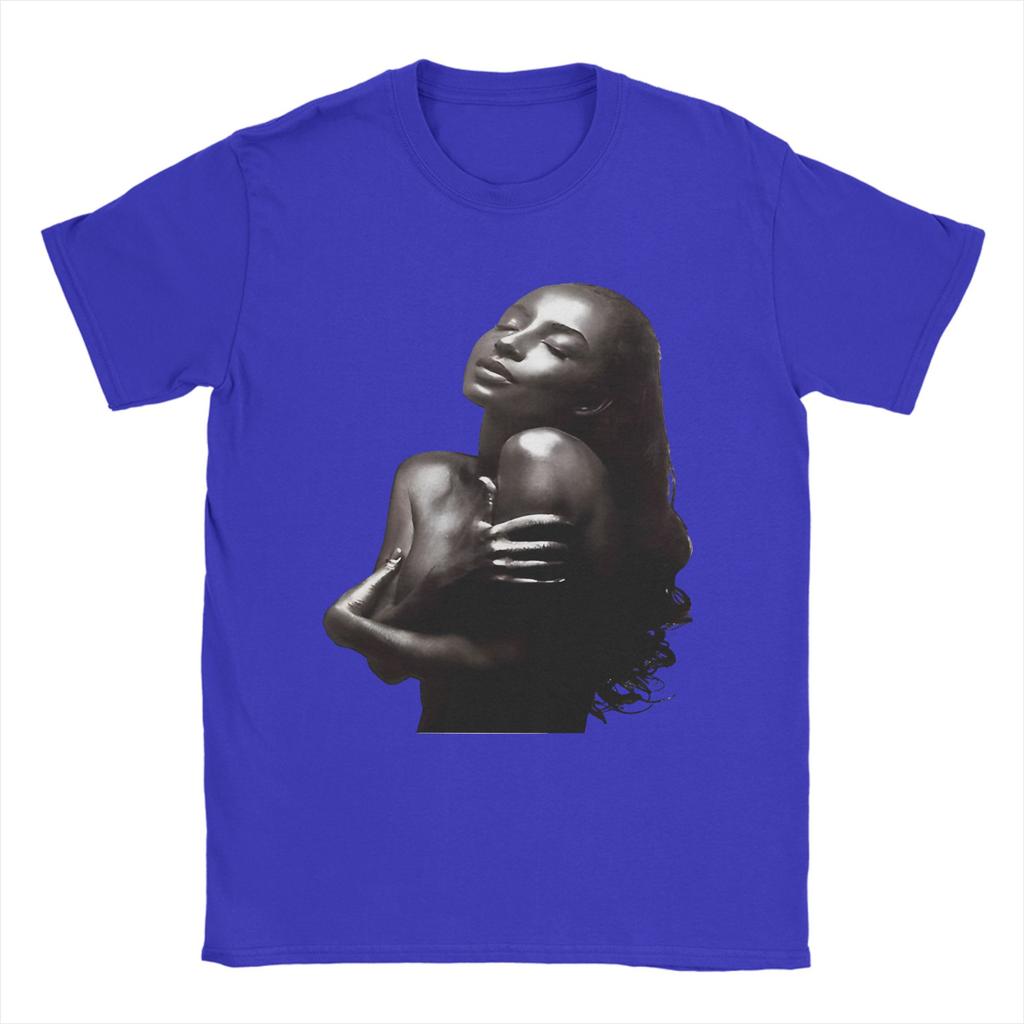 SSade Adu Singer T Shirt Mens Pure Cotton Funny TShirts Crewneck Tee Shirt Short Sleeve Tops Party