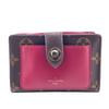 M69433 Compact Wallet Monogram Leather Portefeuille Juliet Bifold Wallet Brown Leather Women Used