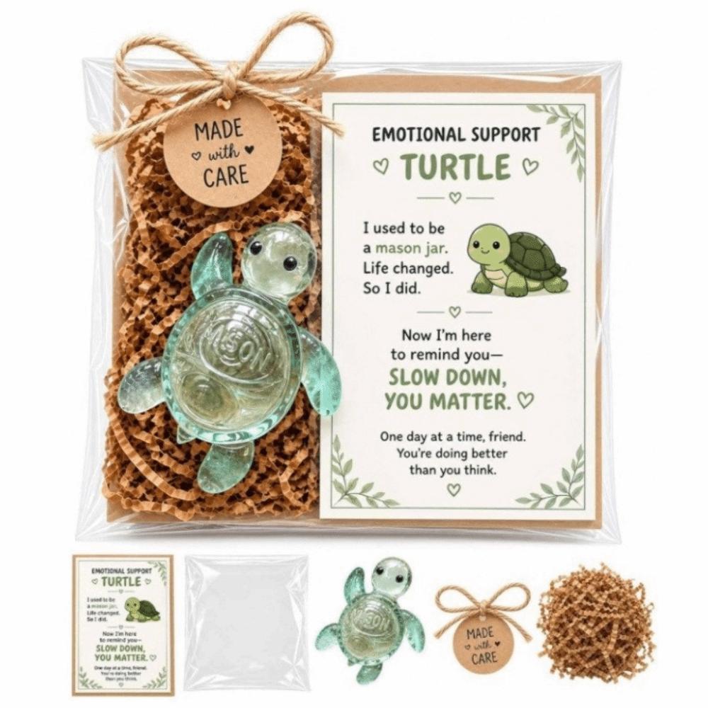 Cute Comfort Animal Figurine Inspirational Card Miniature Animal Sculpture  Bookshelf Desk