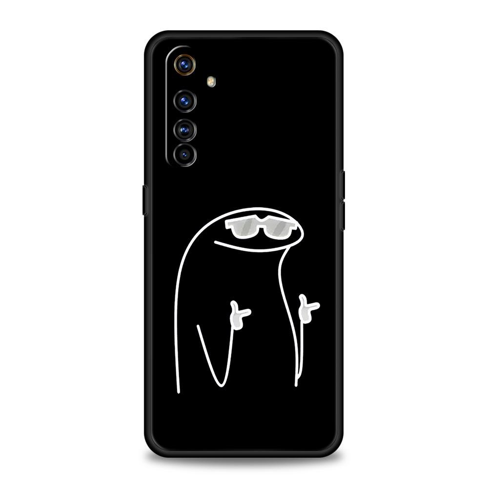 Милый Мультяшный Человек-спичка Чехол для Телефона Для Realme 12 11 10 9 8 5G 7 6 GT5 GT3 GT2 Pro C21 C11 C25 C35 Для Realme GT Neo 2 3 3T 5 Чехол