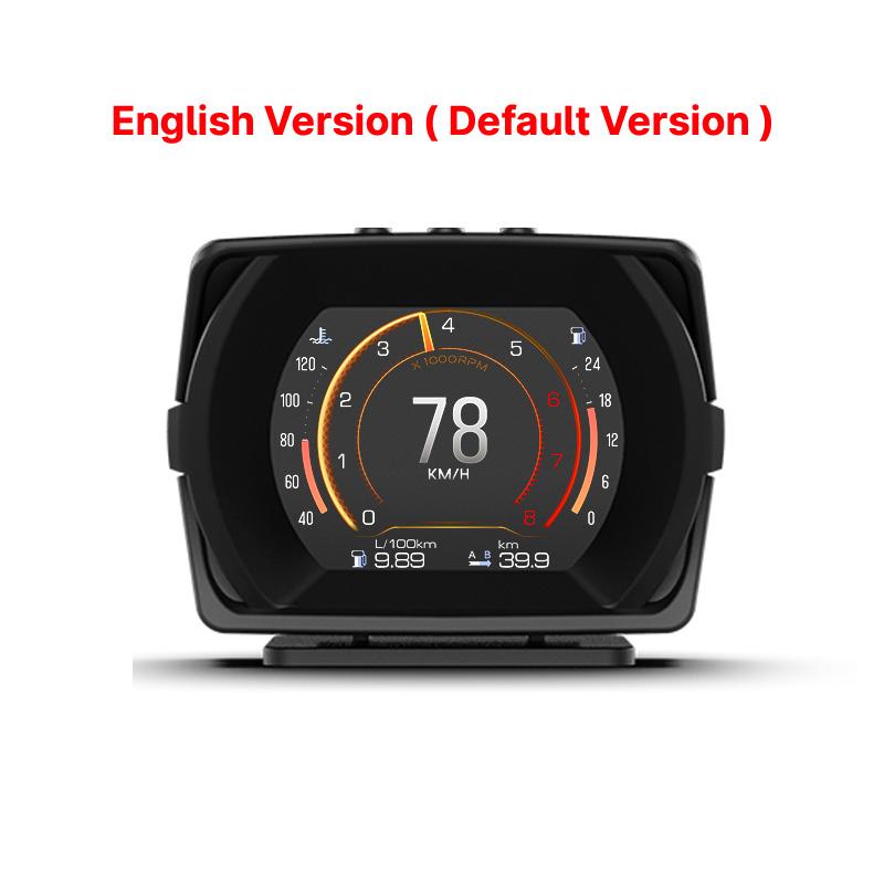 Updated New V63S OBD2 HUD Gauge Car Head Up Display Multi-Function Dashboard Coolant / Oil Temp. Fuel Consumption Oil Level