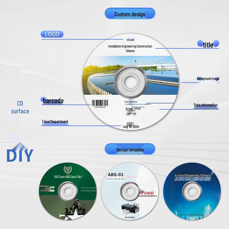 Powei PW-BP20 Automatic CD/DVD Disc Printer & Burner