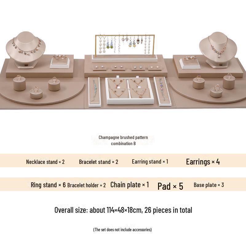 Подставка для ювелирных изделий из нефрита для сережек, ожерелий и браслетов