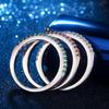 Elegant European-American Zircon Silver Ring for Women - Popular All-Match Jewelry Accessory