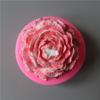Peony Shape Silicone Fondant Moulds Flower Hand-Making Soap Candle Clay Moulds Cake Baking Decorating Tool Bakewares