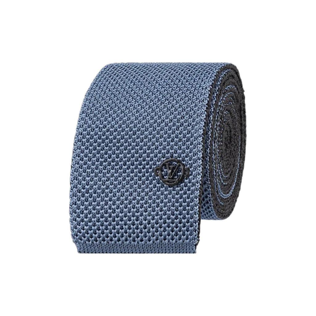Louis Vuitton Шерсть шелк Смесь Галстук Мужской Синий M78202