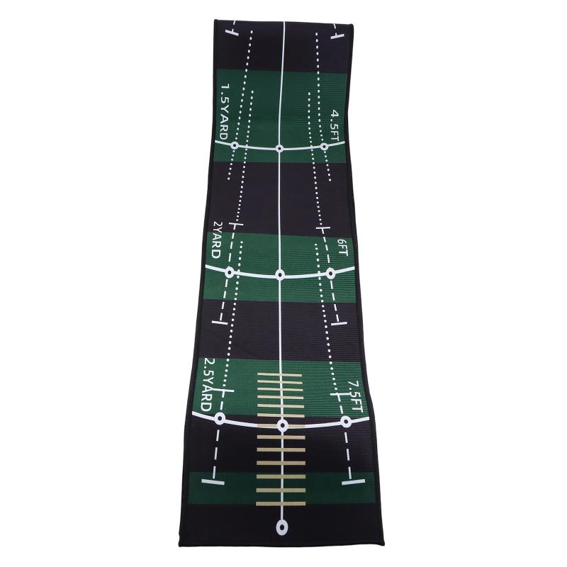 Golf Putting Mat Golf Training Pad For Swing Detection Batting Ball Trace Directional Mat Swing Path Pads Swing Practice Pads