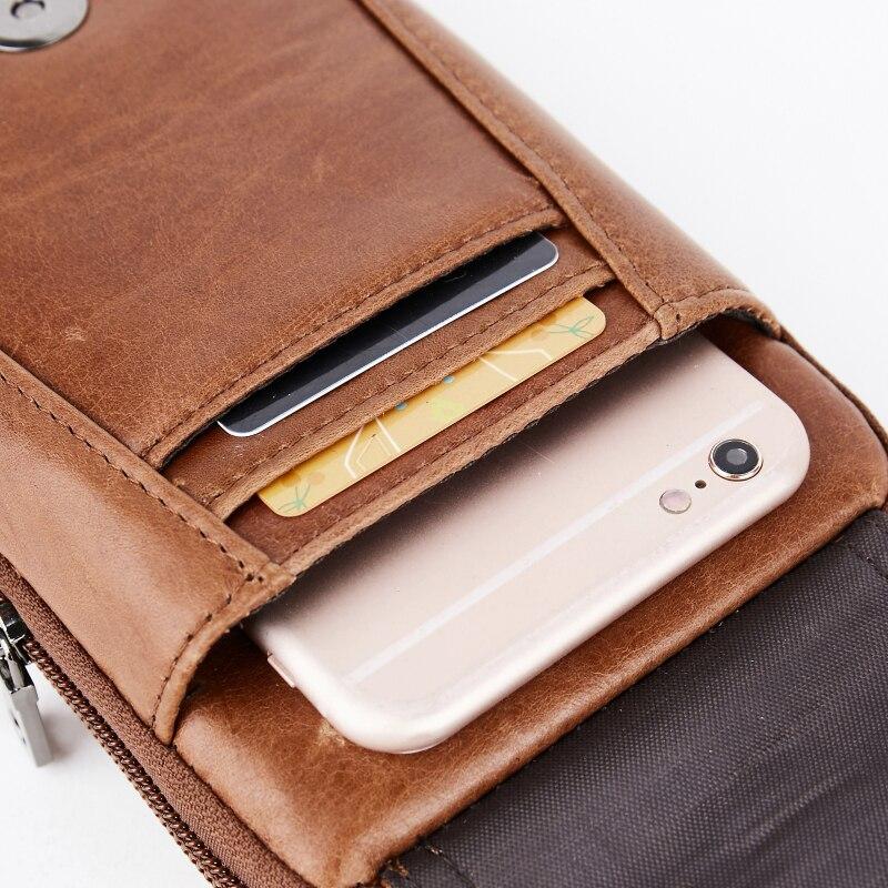 Натуральная натуральная кожа, поясной ремень, мужской портсигар для сотового/мобильного телефона, сумка для денег, кошелек с крокодиловым узором, поясная сумка Ba