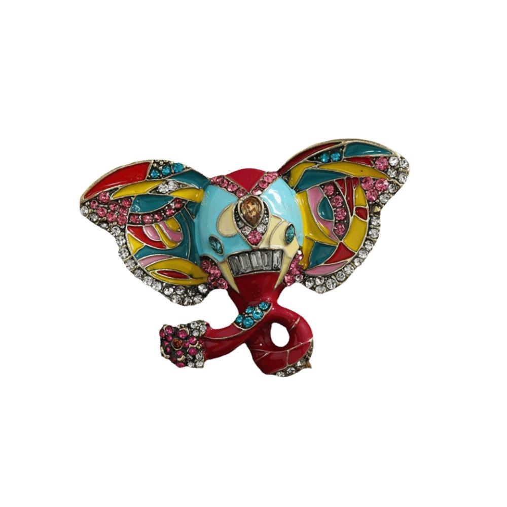 Стразовая кошка Эмалевая брошь Ювелирные аксессуары Винтажная булавка на воротник Модная брошь с капельной эмалью Повседневная