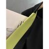 Fashionable Black Contrast Joint Suit Jacket, Casual and Trendy for Spring and Autumn, French-Styled Women's Blazer