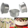 Bakeware Baking Tools Round Pattern Aluminum Alloy Die Cake Pan Tray Pudding Mold Fixed Bottom